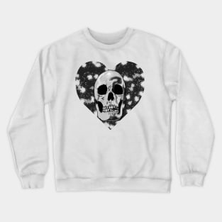 Heart Skull Crewneck Sweatshirt